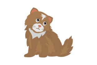 Brown Fluffy Emotional Cat Embroidery Review
