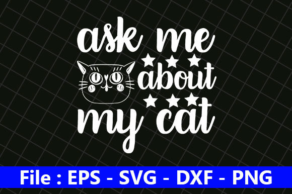 Cat Design for Embroidery Projects