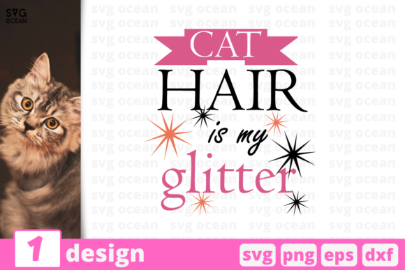 Cat Hair is My Glitter Embroidery Review