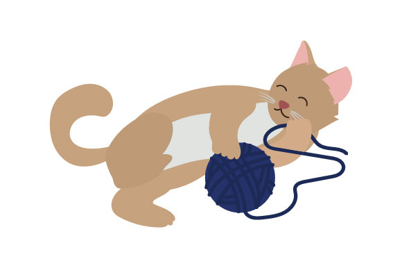 Cat Playing with Ball of Yarn Embroidery Review