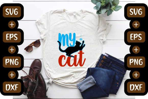 CAT SVG Design for Embroidery Projects