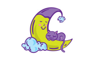 Sleeping Moon with Cat Embroidery Design Review